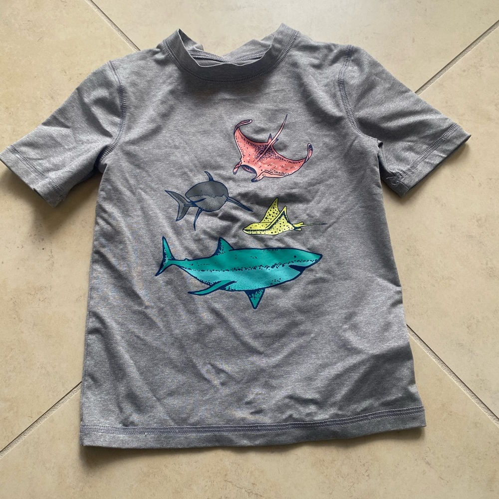 Boys Size 4T Size Swim Rashguard Top